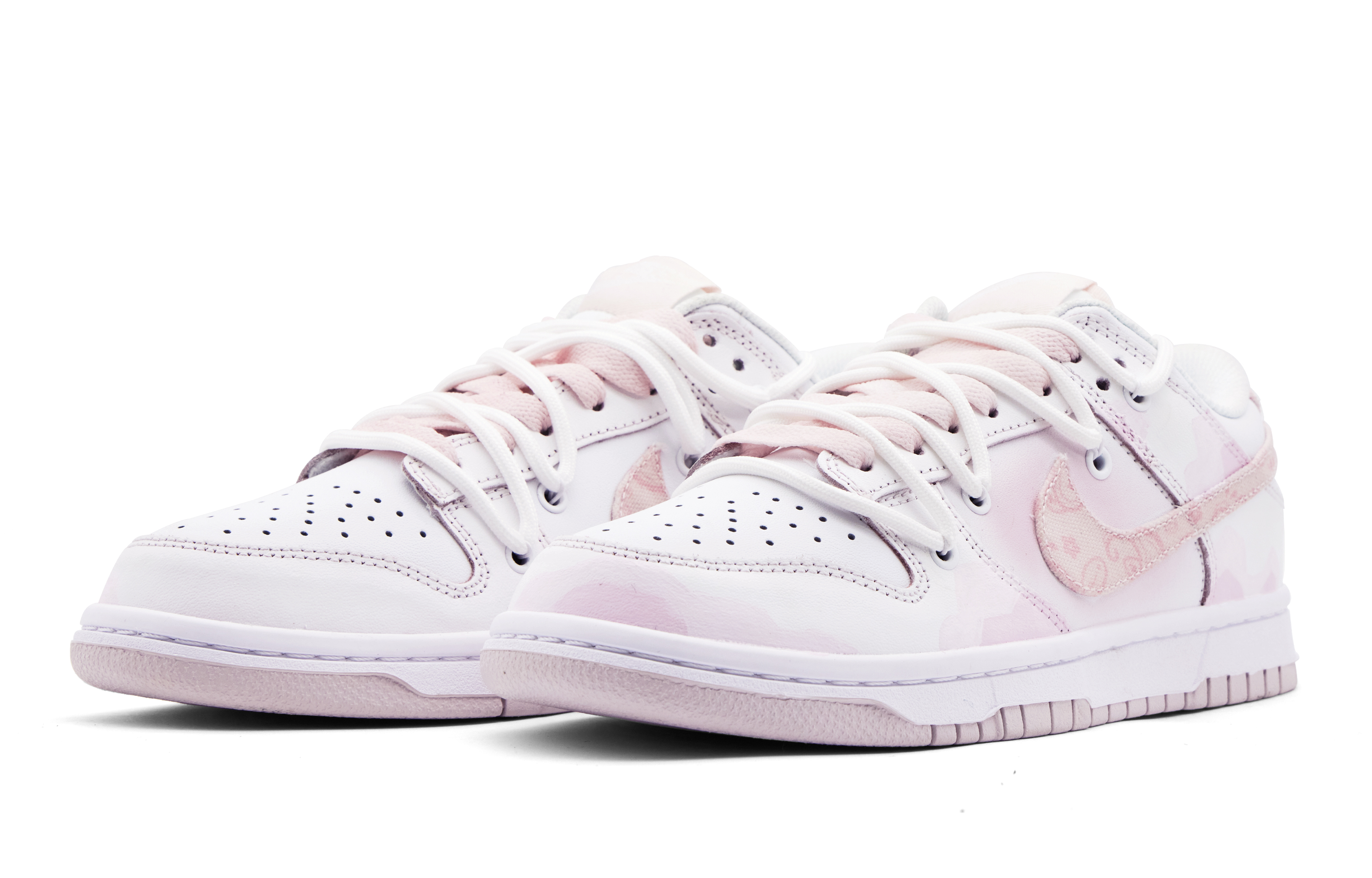 Lookbook (W) [カスタムシューズ]（女性用）ナイキ ダンク ロー 'パステルピンク ブロッサム' FD1449-100(Team51-女款樱落)