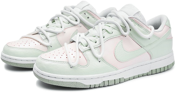 (W) 나이키 덩크 로우 '피치&그린' (커스텀) DN1431-102(TeamI-女款蜜桃青提L粉绿QD) Lookbook (W) 나이키 덩크 로우 '피치&그린' (커스텀) DN1431-102(TeamI-女款蜜桃青提L粉绿QD)