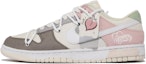 Buy 【客製化球鞋】Nike Dunk Low 蜜桃烏龍 清新 蜜桃 簡約 低筒 板鞋 女款 棕粉白