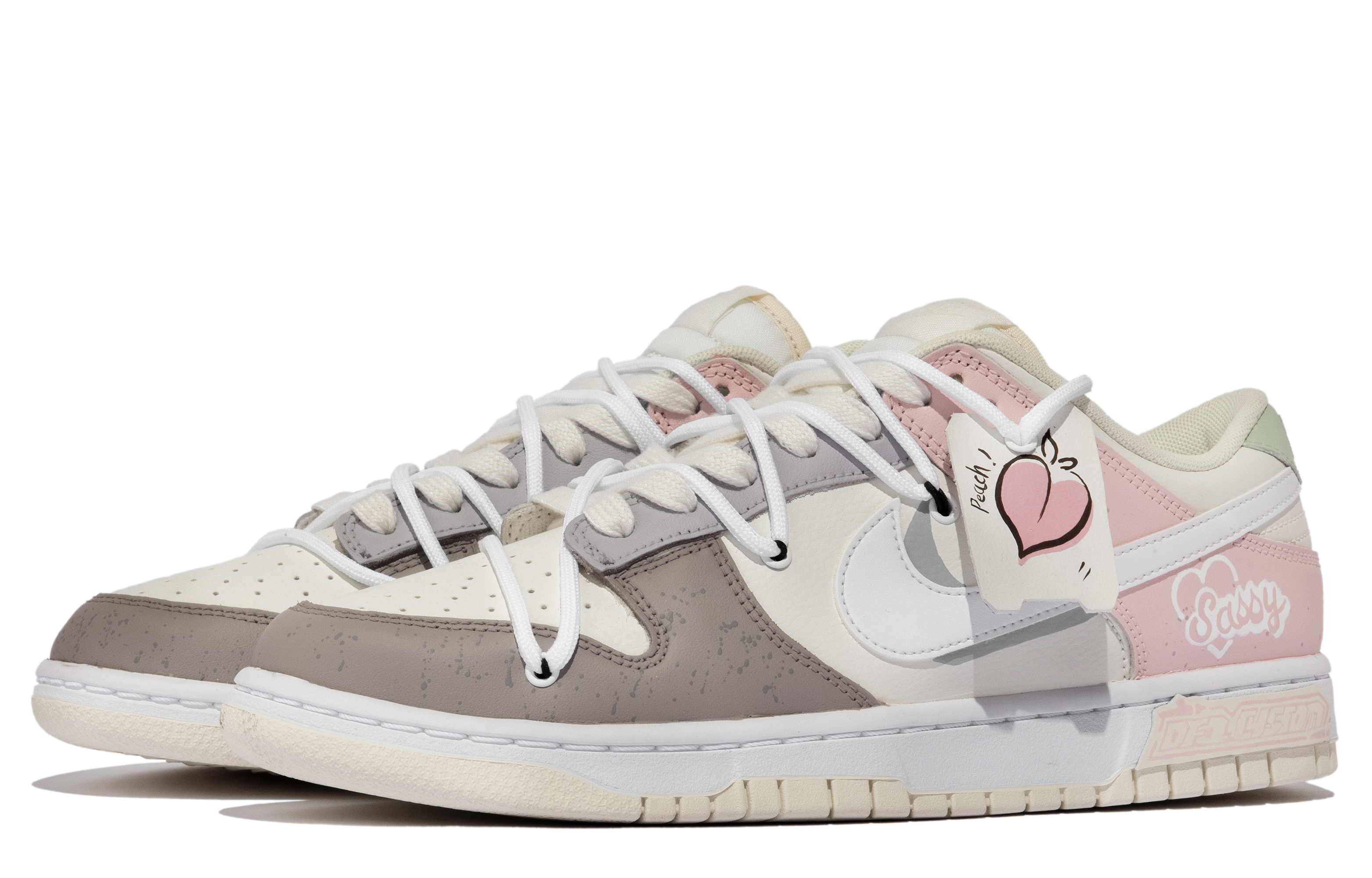 Lookbook (W) [Zapatillas Personalizadas] Nike Dunk Low 'Melocotón Oolong' DD1503-121(TeamM-女款蜜桃乌龙xhzz)