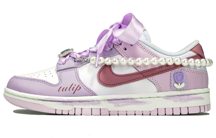 Buy (W) [カスタムシューズ] (女性用) ナイキ ダンク ロー 'パール チューリップ' DD1503-001(Team27-女款珍珠郁金香紫)