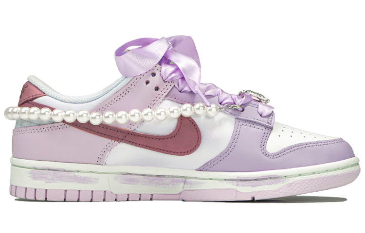 Order (W) [カスタムシューズ] (女性用) ナイキ ダンク ロー 'パール チューリップ' DD1503-001(Team27-女款珍珠郁金香紫)