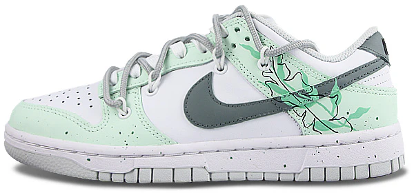 custom-shoes-women-nike-dunk-low-photon-dust-green-growth