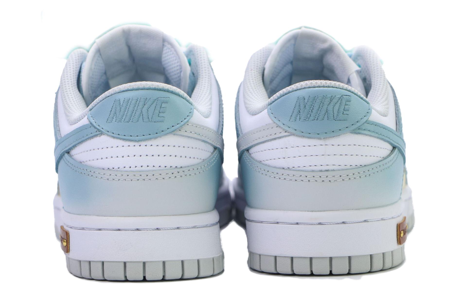 Shop 【客製球鞋】 Nike Dunk Low Photon Dustu7231的塗鴉 清新 減震防滑 低筒 帆布鞋 女款 灰藍
