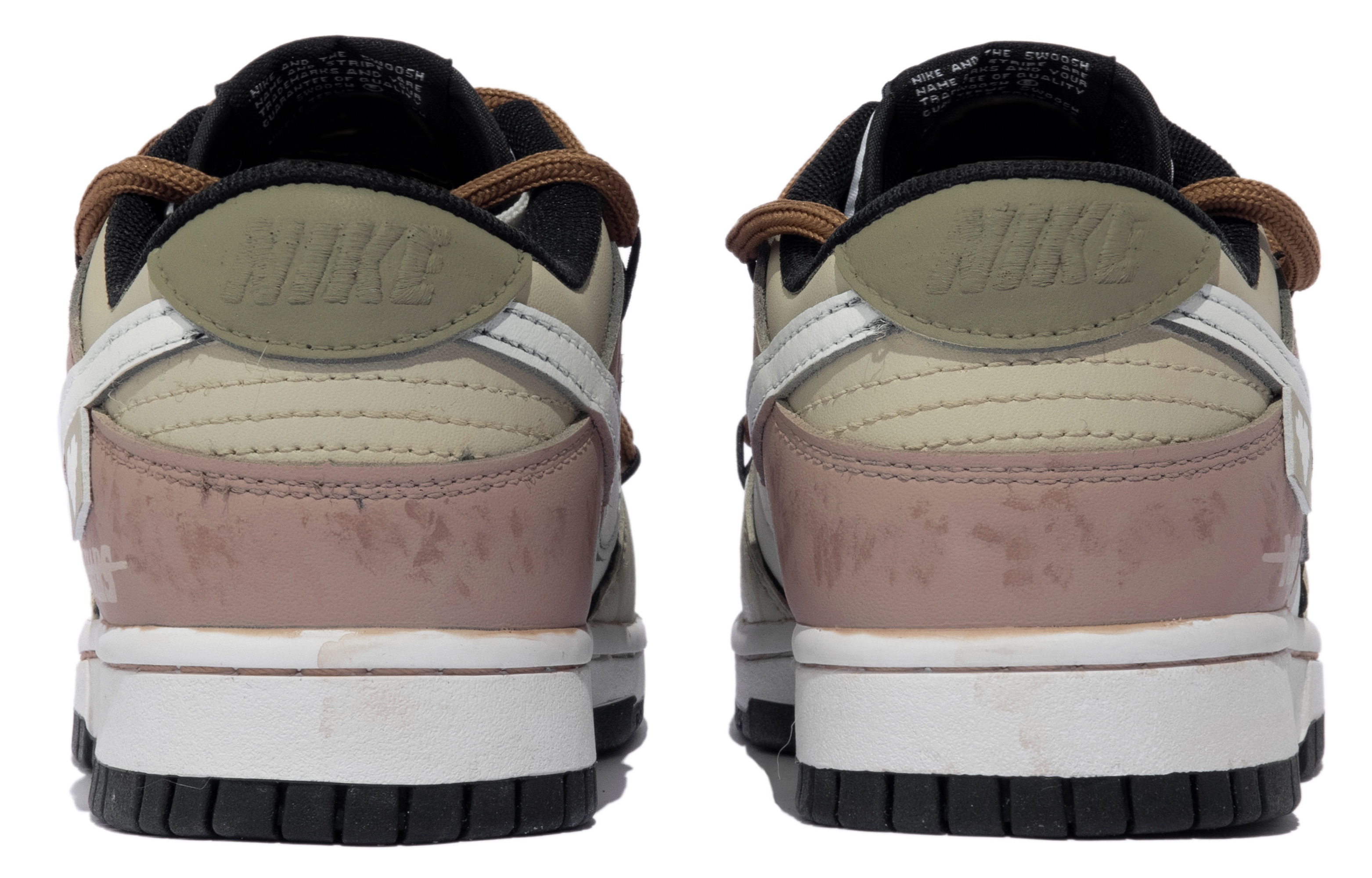 Shop (W) Nike Dunk Low ピンク茶黄ハートピクセル (カスタム) CW1590-100(TeamM-女款梦境收藏xhzz)