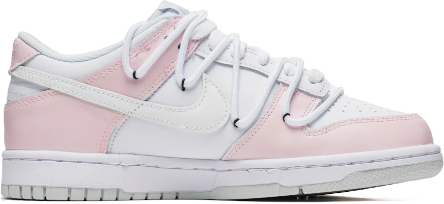 (W) 【定制鞋款】耐克 Dunk Low 粉白情书配色 DH9765-102(Team22-情书七夕A-BOX) Order (W) 【定制鞋款】耐克 Dunk Low 粉白情书配色 DH9765-102(Team22-情书七夕A-BOX)