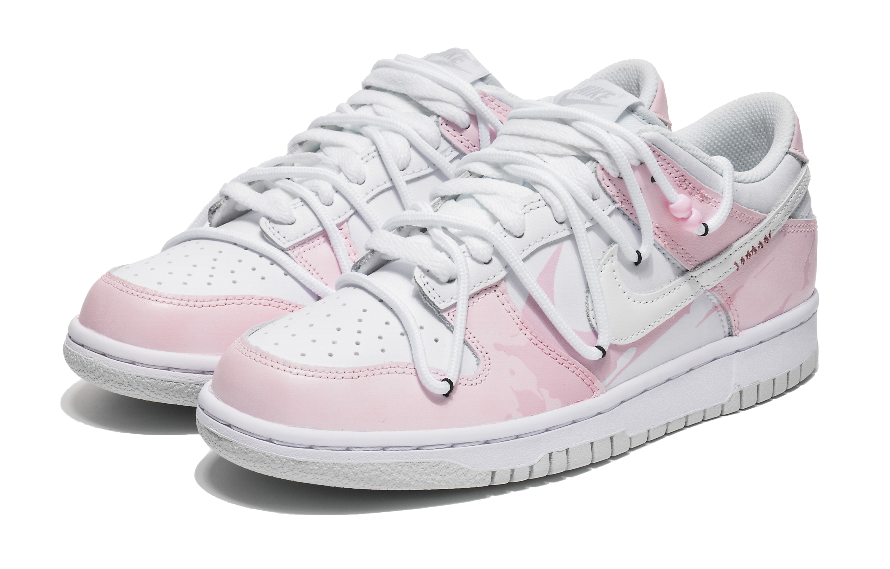 Lookbook (W) 【定制鞋款】耐克 Dunk Low 粉白情书配色 DH9765-102(Team22-情书七夕A-BOX)