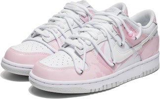 (W) 【定制鞋款】耐克 Dunk Low 粉白情书配色 DH9765-102(Team22-情书七夕A-BOX) Lookbook (W) 【定制鞋款】耐克 Dunk Low 粉白情书配色 DH9765-102(Team22-情书七夕A-BOX)