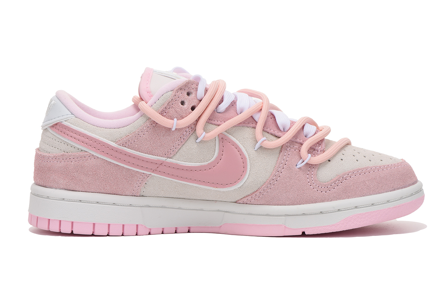 Order (W) [Kasut Custom] Nike Dunk Low 'Pink Alphabet Deconstructed' DV3054-600(Team拾伍-女款粉字母SBOX)