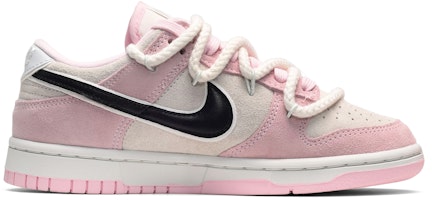 (W) 【定制鞋款】耐克Dunk Low 粉红小兔 DV3054-600(TeamE-女款粉色兔子粉白黑) Order (W) 【定制鞋款】耐克Dunk Low 粉红小兔 DV3054-600(TeamE-女款粉色兔子粉白黑)