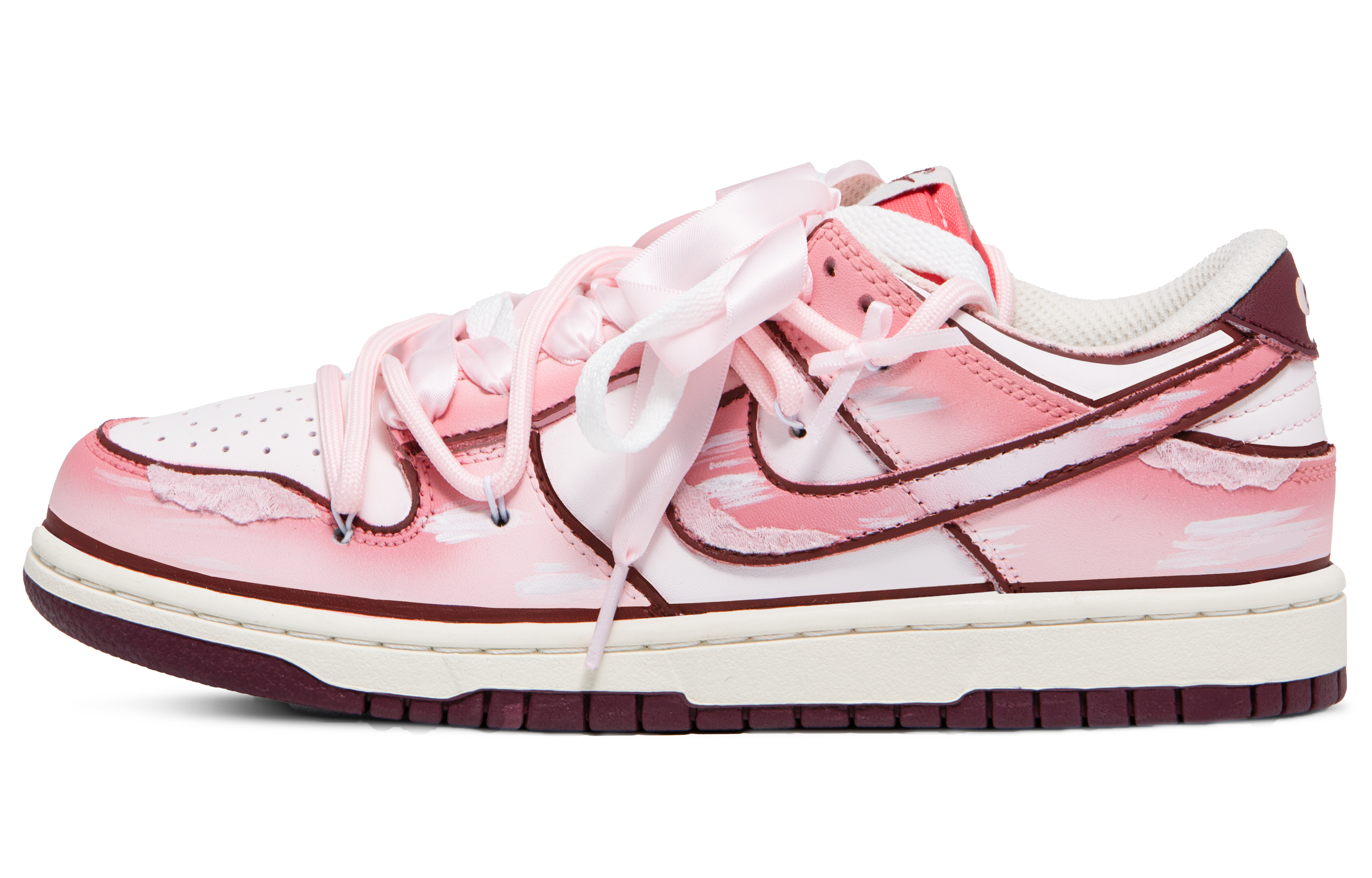 Order (W) [Zapatillas Personalizadas] Nike Dunk Low 'Pink Comic' HF0736-161（Team63-粉色限定）