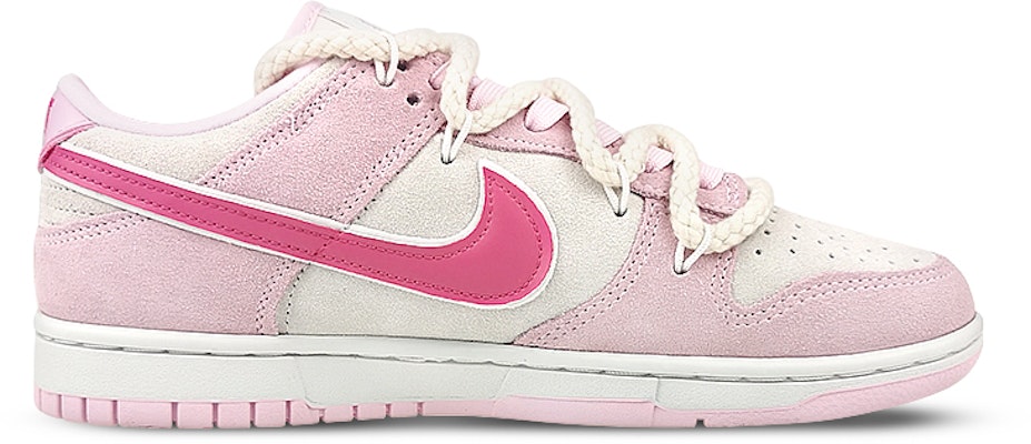 【定製球鞋】 Nike Dunk Low Pink Foam 少女粉紅風 解構 奶茶貼布 低筒 板鞋 女款 白粉 Order 【定製球鞋】 Nike Dunk Low Pink Foam 少女粉紅風 解構 奶茶貼布 低筒 板鞋 女款 白粉
