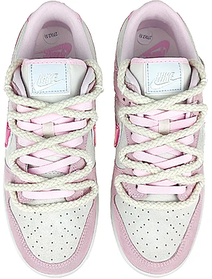 【定製球鞋】 Nike Dunk Low Pink Foam 少女粉紅風 解構 奶茶貼布 低筒 板鞋 女款 白粉 Shop 【定製球鞋】 Nike Dunk Low Pink Foam 少女粉紅風 解構 奶茶貼布 低筒 板鞋 女款 白粉
