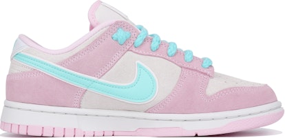 【定制球鞋】 Nike Dunk Low Pink Foam 復古女孩 禮盒 塗鴉 低幫 板鞋 女款 白粉藍 Lookbook 【定制球鞋】 Nike Dunk Low Pink Foam 復古女孩 禮盒 塗鴉 低幫 板鞋 女款 白粉藍