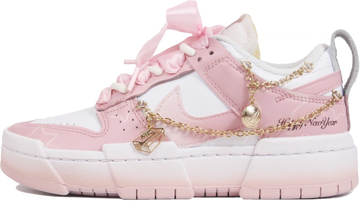 custom-shoes-women-nike-dunk-low-pink-gradient-star