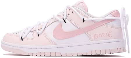【定制球鞋】 Nike Dunk Low 粉色佳人 淘氣少女 解構風 vibe休閒 低幫 板鞋 女款 粉白 Buy 【定制球鞋】 Nike Dunk Low 粉色佳人 淘氣少女 解構風 vibe休閒 低幫 板鞋 女款 粉白