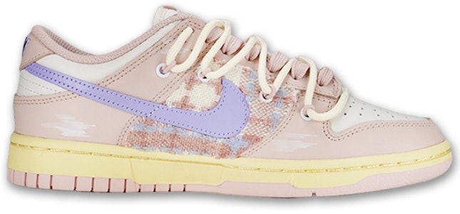 (W) ナイキ ダンク LOW ピンクオックスフォードパッチワーク (Nike Dunk LOW Pink Oxford Patchwork) DD1503-601(TeamF-女款紫罗兰邮票) Order (W) ナイキ ダンク LOW ピンクオックスフォードパッチワーク (Nike Dunk LOW Pink Oxford Patchwork) DD1503-601(TeamF-女款紫罗兰邮票)