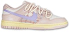 Order (W) ナイキ ダンク LOW ピンクオックスフォードパッチワーク (Nike Dunk LOW Pink Oxford Patchwork) DD1503-601(TeamF-女款紫罗兰邮票)