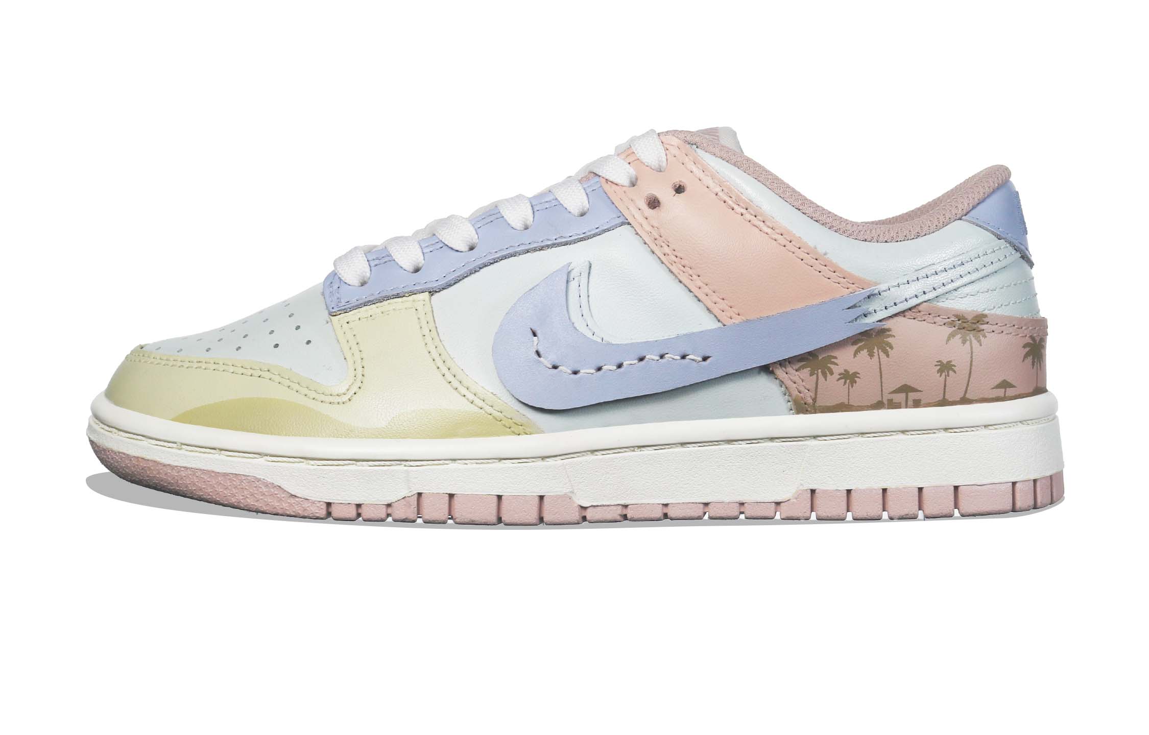 Order (W) カスタムシューズ】(女性) ナイキ ダンク ロー 'ピンク オックスフォード' DD1503-601(Team36-女款户外风)