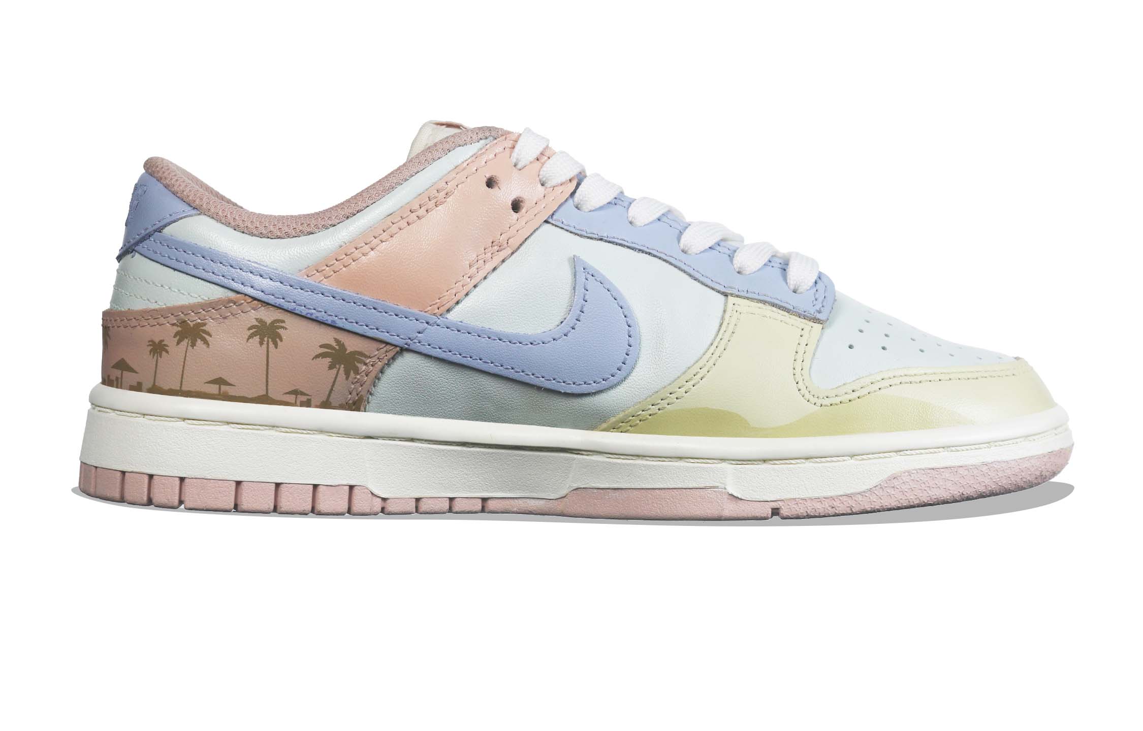 Lookbook (W) カスタムシューズ】(女性) ナイキ ダンク ロー 'ピンク オックスフォード' DD1503-601(Team36-女款户外风)