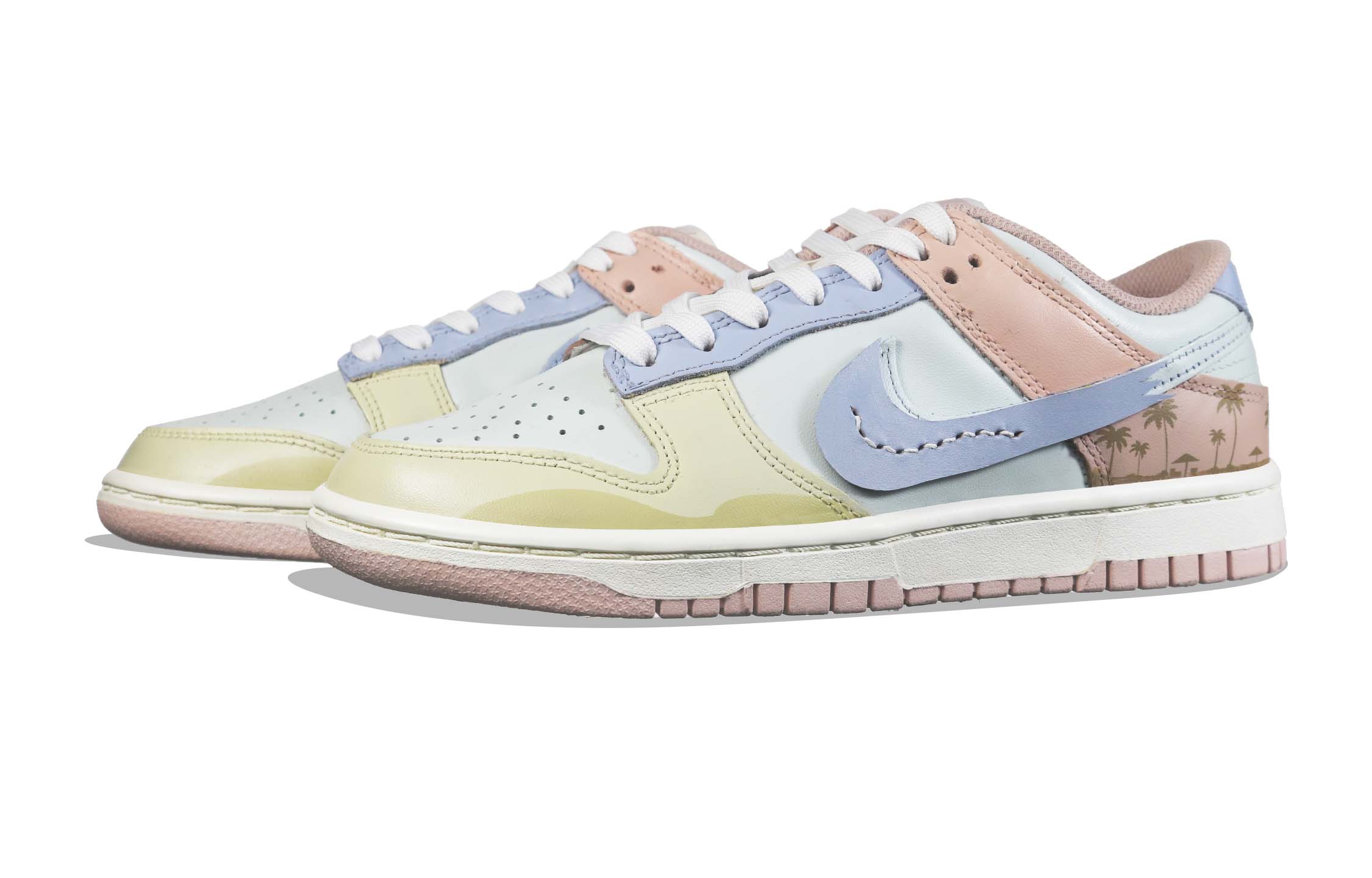 Shop (W) カスタムシューズ】(女性) ナイキ ダンク ロー 'ピンク オックスフォード' DD1503-601(Team36-女款户外风)