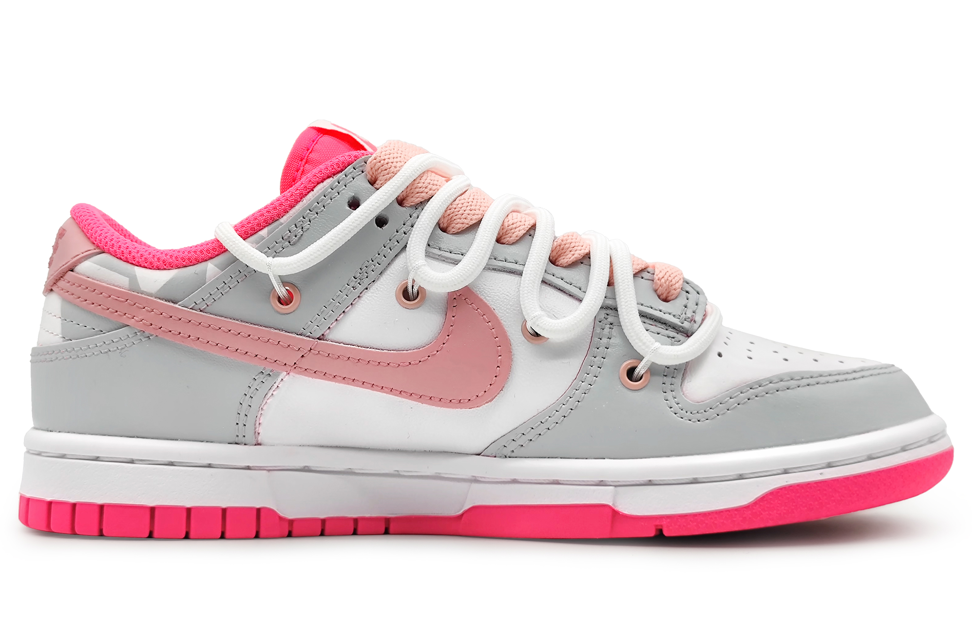 Order (W) 나이키 덩크 로우 '핑크 펄 화이트' (커스텀) DZ5196-600-444441