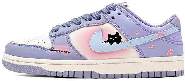custom-shoes-women-nike-dunk-low-pink-purple-exclusive-box