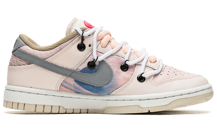 Order (W) [定制鞋款] 耐克Dunk低帮'粉紫解构牛仔' DX6060-121(TeamB-粉紫灰钩解构)