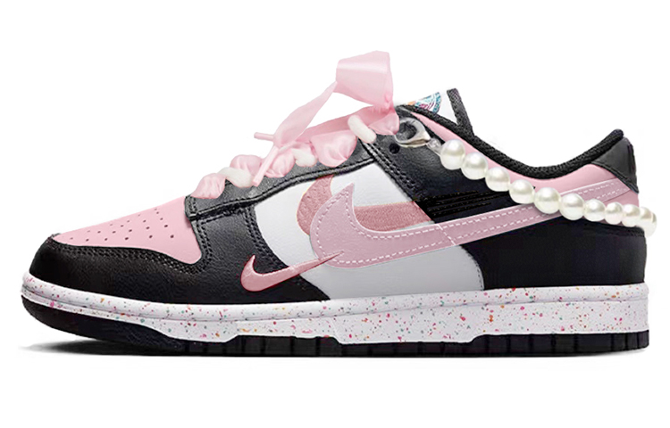 Buy (W) [Kasut Custom] Nike Dunk Low 'Pink Sakura Pearl' FD4623-131(TeamY-女款三勾珍珠少女樱花粉)