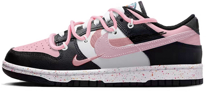custom-shoes-women-nike-dunk-low-pink-star