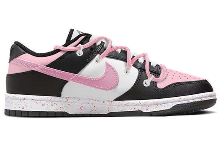 Order (W) 나이키 덩크 로우 '핑크 스타' (커스텀) FD4623-131(TeamY-女款粉星黑白粉)