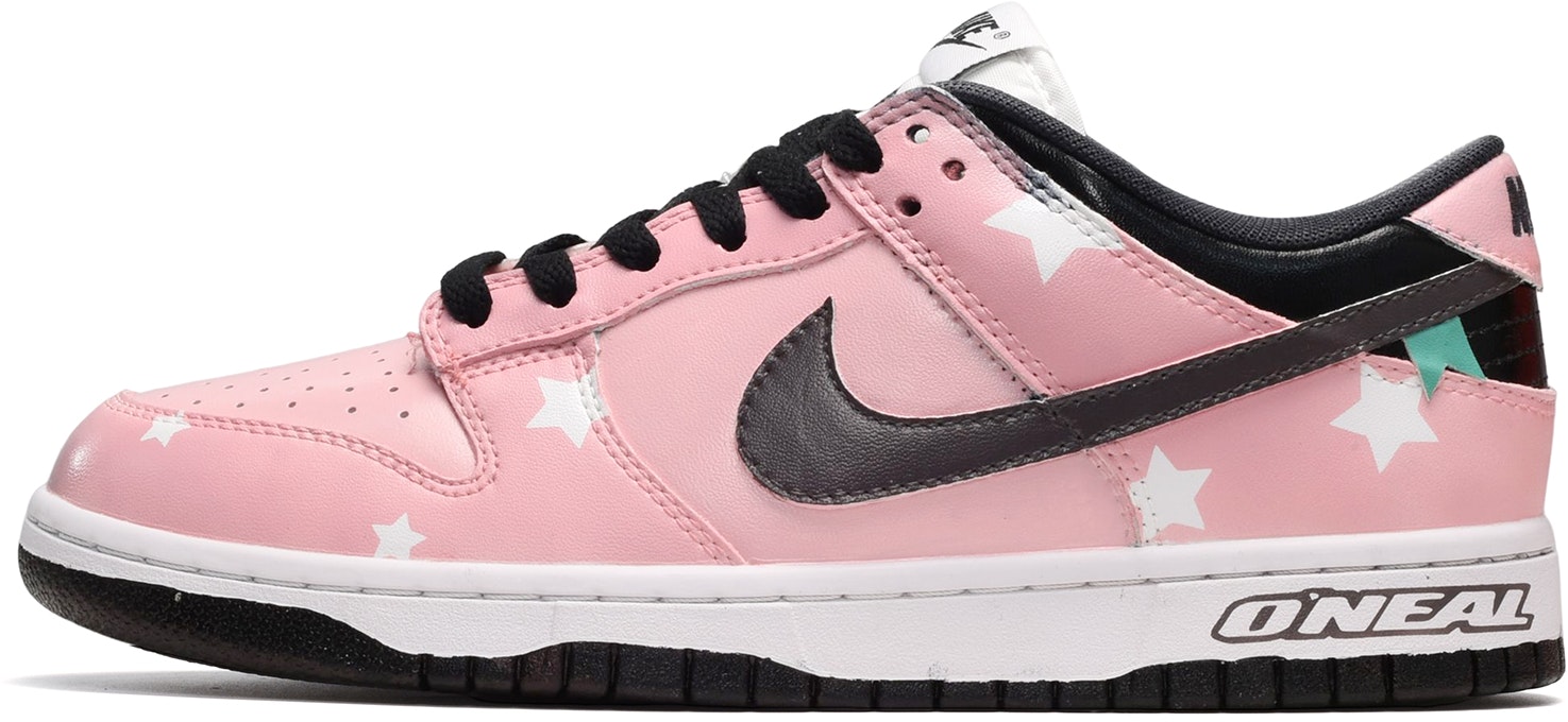 custom-shoes-women-nike-dunk-low-pink-stardust