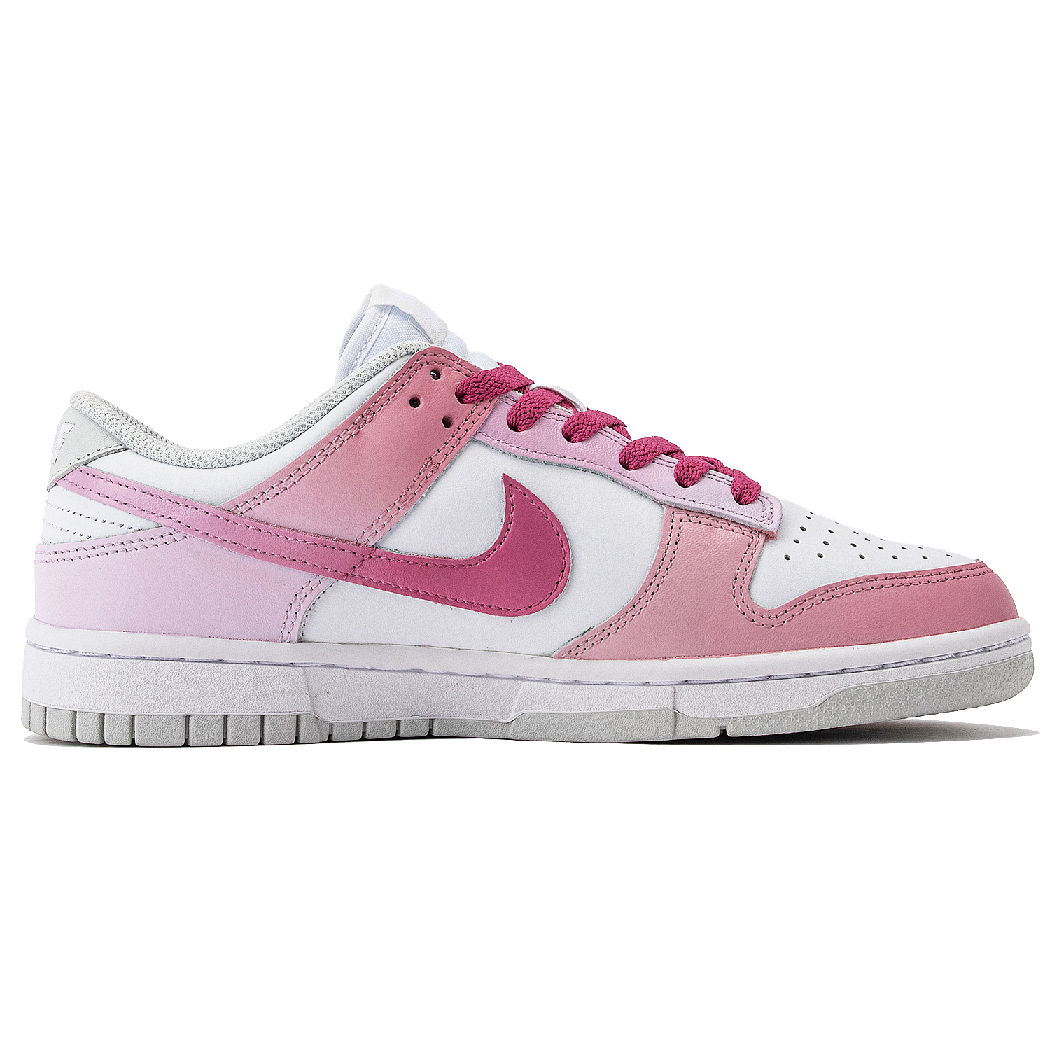 Lookbook (W) [Kasut Custom] Nike Dunk Low 'Strawberi Merah Jambu' DD1503-103(TeamThree-蔷薇草莓粉白)