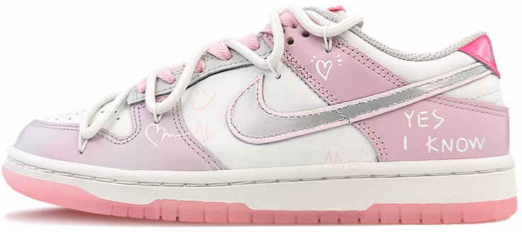 custom-shoes-women-nike-dunk-low-pink-white