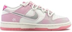 Order 【特製球鞋】Nike Dunk Low 滑板文化 雙向投入 禮盒 防滑耐磨 低筒 板鞋 女款 粉白