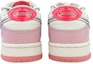 Shop 【特製球鞋】Nike Dunk Low 滑板文化 雙向投入 禮盒 防滑耐磨 低筒 板鞋 女款 粉白