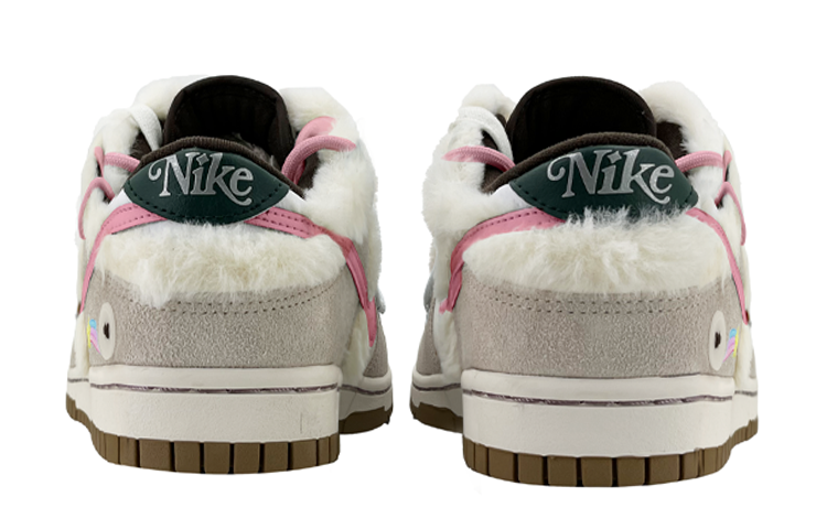 Shop (W) [定制鞋] 耐克Dunk Low '粉白毛皮镶钻' FB1859-121(TeamK-兔子彩虹S-BOX)