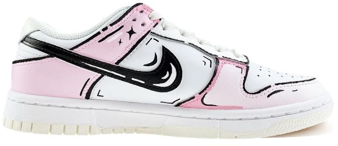 【定制球鞋】Nike Dunk Low 棒棒兔 二次元 漸變 低幫 板鞋 女款 粉白 Order 【定制球鞋】Nike Dunk Low 棒棒兔 二次元 漸變 低幫 板鞋 女款 粉白
