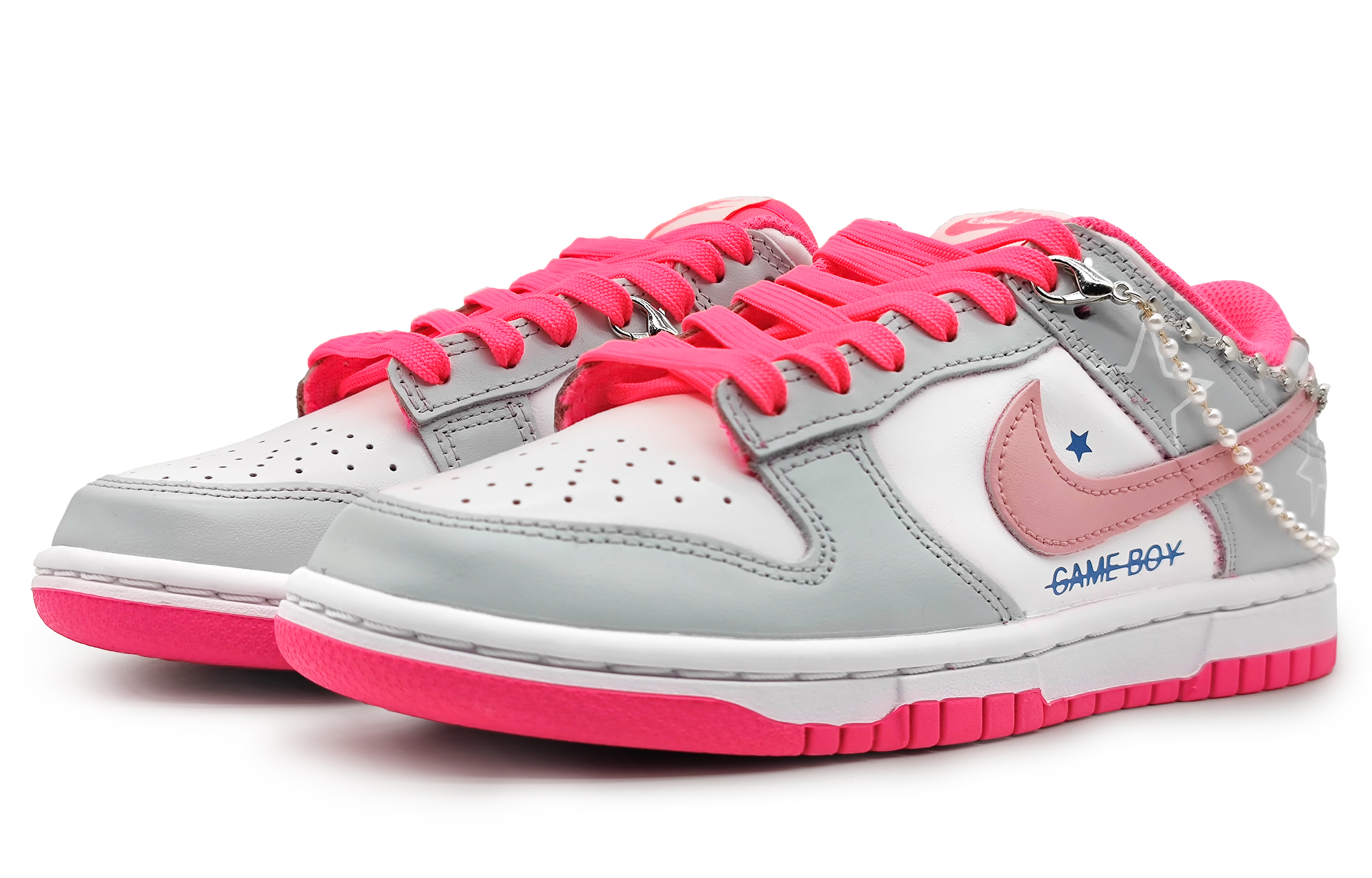 Lookbook (W) 【定制款】耐克Dunk Low‘粉白星’ DZ5196-600-444443