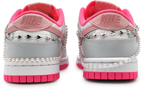 (W) 나이키 덩크 로우 '핑크화이트스타' (커스텀) DZ5196-600-444443 Purchase (W) 나이키 덩크 로우 '핑크화이트스타' (커스텀) DZ5196-600-444443