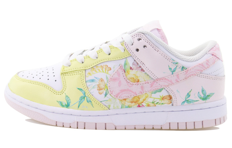 Buy (W) ナイキ ダンクLow ピンクイエロー夏雛菊 (Nike Dunk Low Pink Yellow Natsubinagiku) FD1449-100(Team10-夏日雏菊)