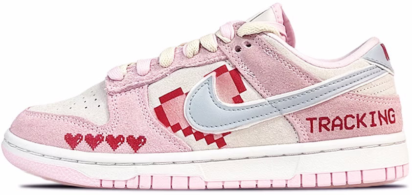 (W) 나이키 덩크 로우 '픽셀 하트 핑크' (커스텀) DV3054-600(Team49-像素风) Buy (W) 나이키 덩크 로우 '픽셀 하트 핑크' (커스텀) DV3054-600(Team49-像素风)