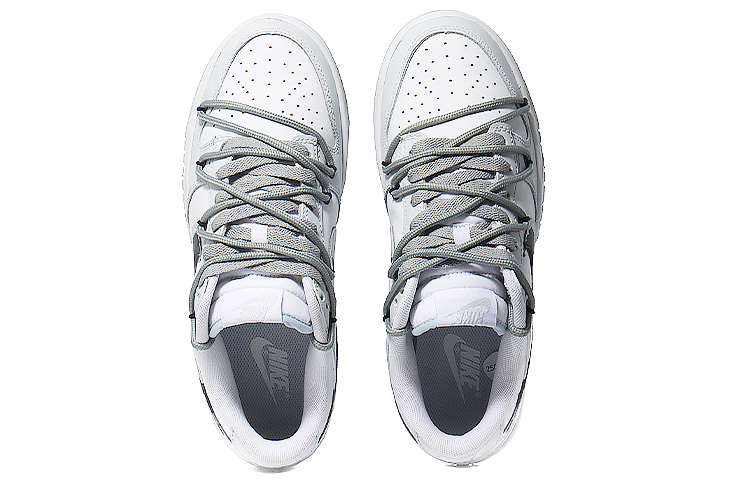Shop (W) [Sneakers Khusus] Nike Dunk Low 'Pixel Swoosh Minimalis' DH9765-102(Team10-像素大钩）