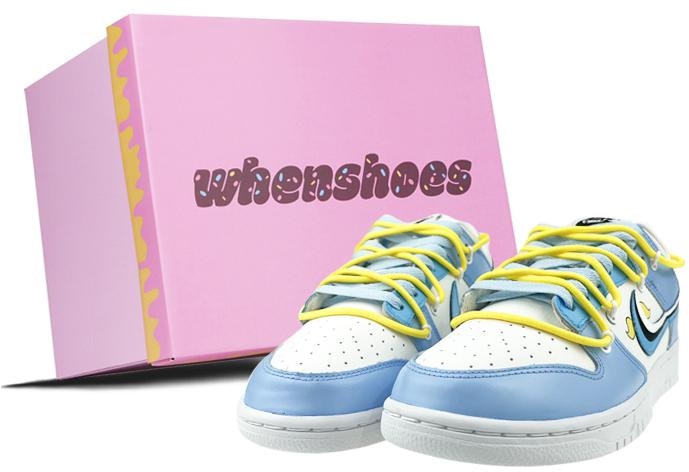 custom-shoes-women-nike-dunk-low-powerpuff-girls-bubbles-deconstructed-blue-yellow