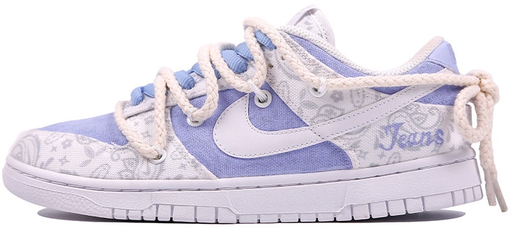 custom-shoes-women-nike-dunk-low-provence-bandana