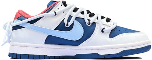 【訂製球鞋】 Nike Dunk Low 普魯士 春夏系列 清新 簡約 高街 低筒 板鞋 女款 白藍 Order 【訂製球鞋】 Nike Dunk Low 普魯士 春夏系列 清新 簡約 高街 低筒 板鞋 女款 白藍