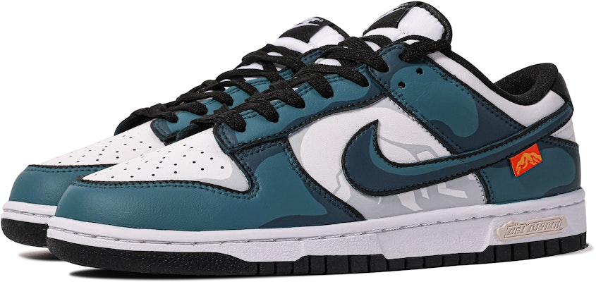 (W) 나이키 덩크 로우 '다빈치 그라피티' (프러시안 블루) CW1590-100(TeamM-女款普鲁士-BOX) Lookbook (W) 나이키 덩크 로우 '다빈치 그라피티' (프러시안 블루) CW1590-100(TeamM-女款普鲁士-BOX)
