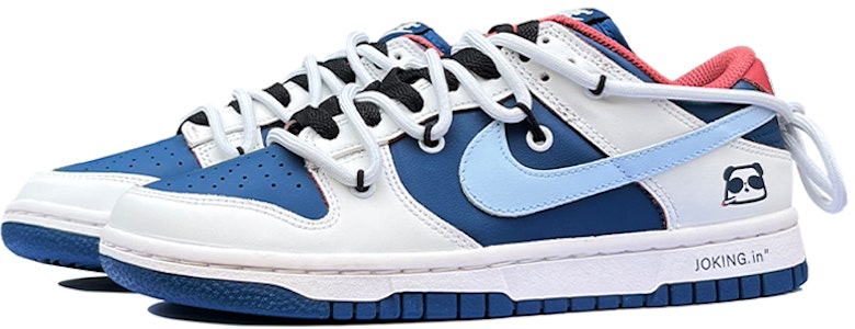 【訂製球鞋】 Nike Dunk Low 普魯士 春夏系列 清新 簡約 高街 低筒 板鞋 女款 白藍 Lookbook 【訂製球鞋】 Nike Dunk Low 普魯士 春夏系列 清新 簡約 高街 低筒 板鞋 女款 白藍