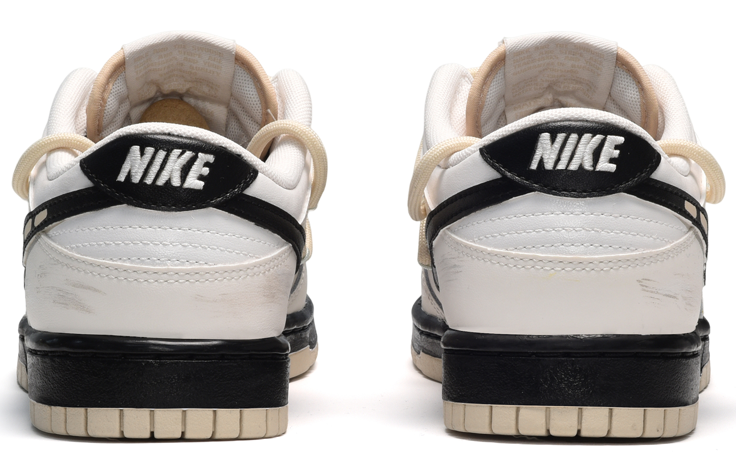 Shop (W) [カスタムシューズ] (女性用) ナイキ ダンク ロー 'パンクボーン' DX5930-100(TeamE-女款骨头米黑)