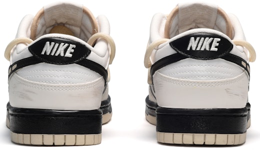 【客製球鞋】Nike Dunk Low 朋克 骨頭 低筒 滑板鞋 女款 米黑 Shop 【客製球鞋】Nike Dunk Low 朋克 骨頭 低筒 滑板鞋 女款 米黑